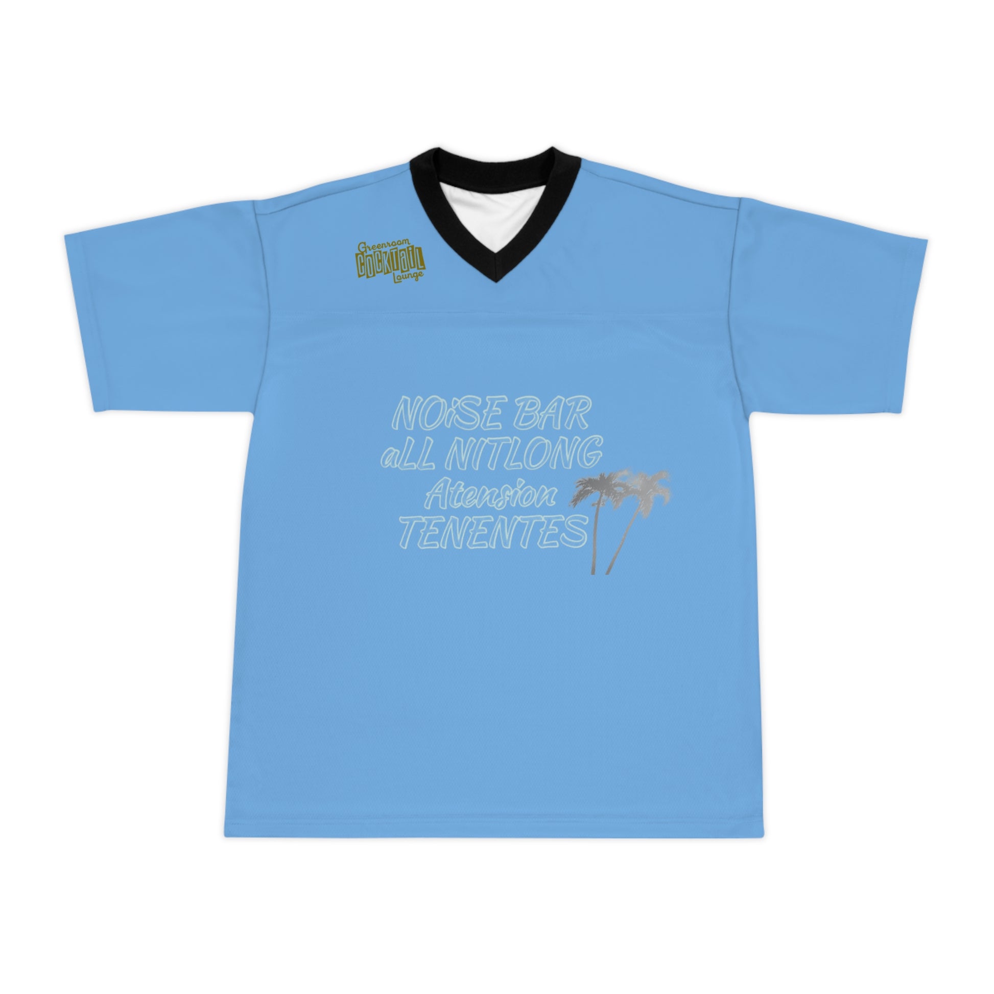 Unisex Football Jersey with Palm Tree Design - Perfect for Sports Events and Casual Wear
