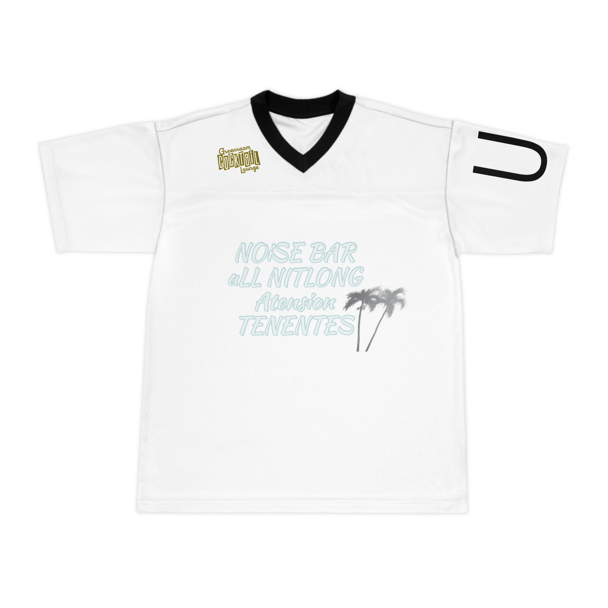 Unisex Football Jersey with Palm Tree Design - Perfect for Sports Events and Casual Wear