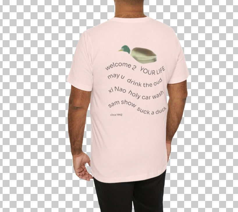 Stylish Unisex T-Shirt with Fun Duck Dong, Perfect for Casual Wear, Gift for Nature Lovers, Great for Summer Outings, Birthday Gift